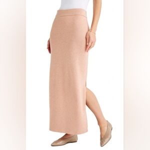 NWT Splendid Dana Silk Champagne Skirt Small